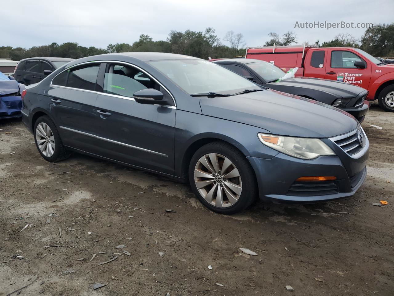 2012 Volkswagen Cc Sport Gray vin: WVWMN7AN0CE536623