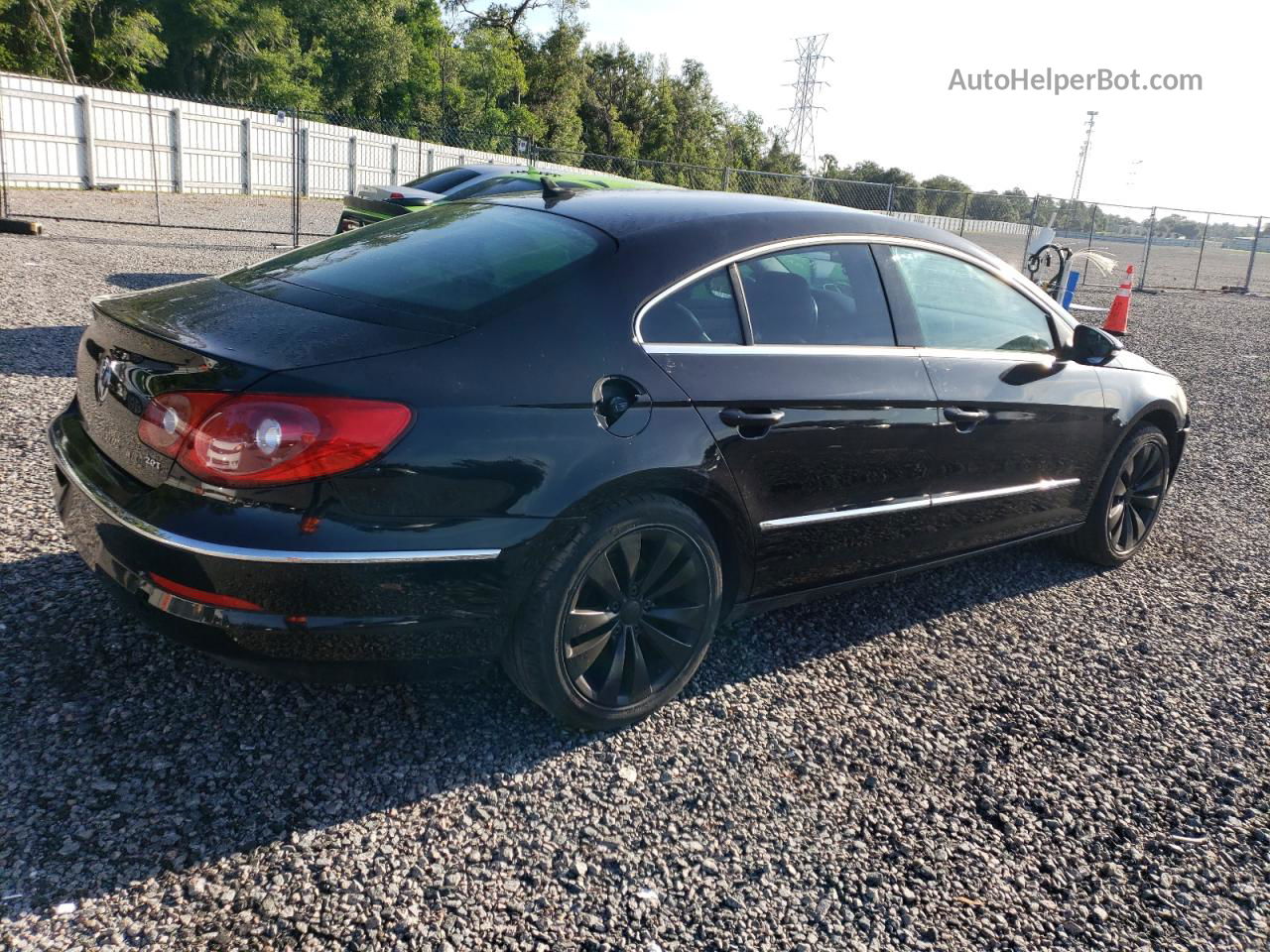 2012 Volkswagen Cc Sport Черный vin: WVWMN7AN1CE511438