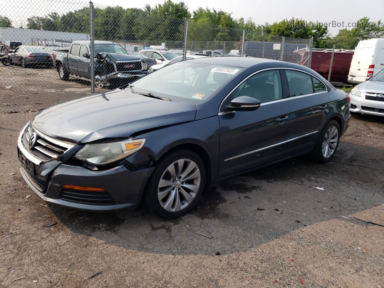 2012 Volkswagen Cc Sport Charcoal vin: WVWMN7AN1CE515134