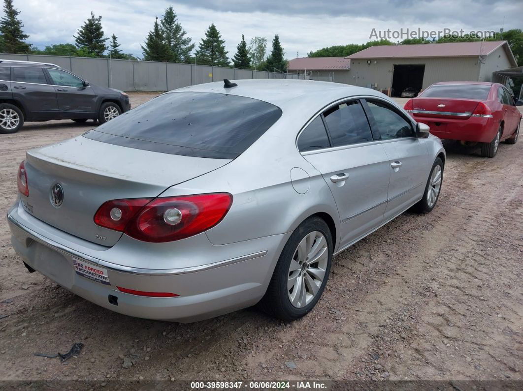 2012 Volkswagen Cc Sport Silver vin: WVWMN7AN2CE512646