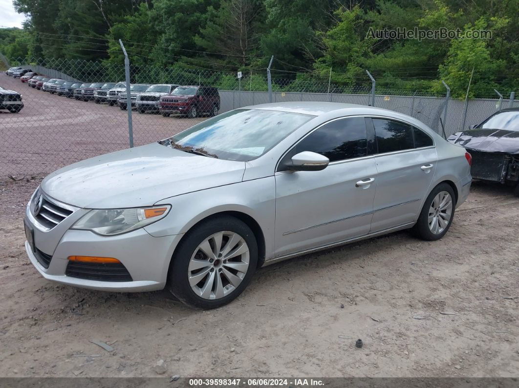 2012 Volkswagen Cc Sport Silver vin: WVWMN7AN2CE512646