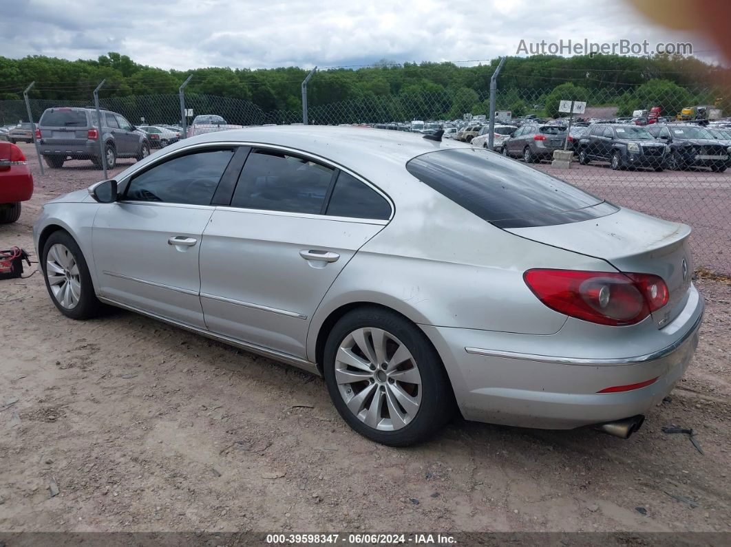 2012 Volkswagen Cc Sport Silver vin: WVWMN7AN2CE512646