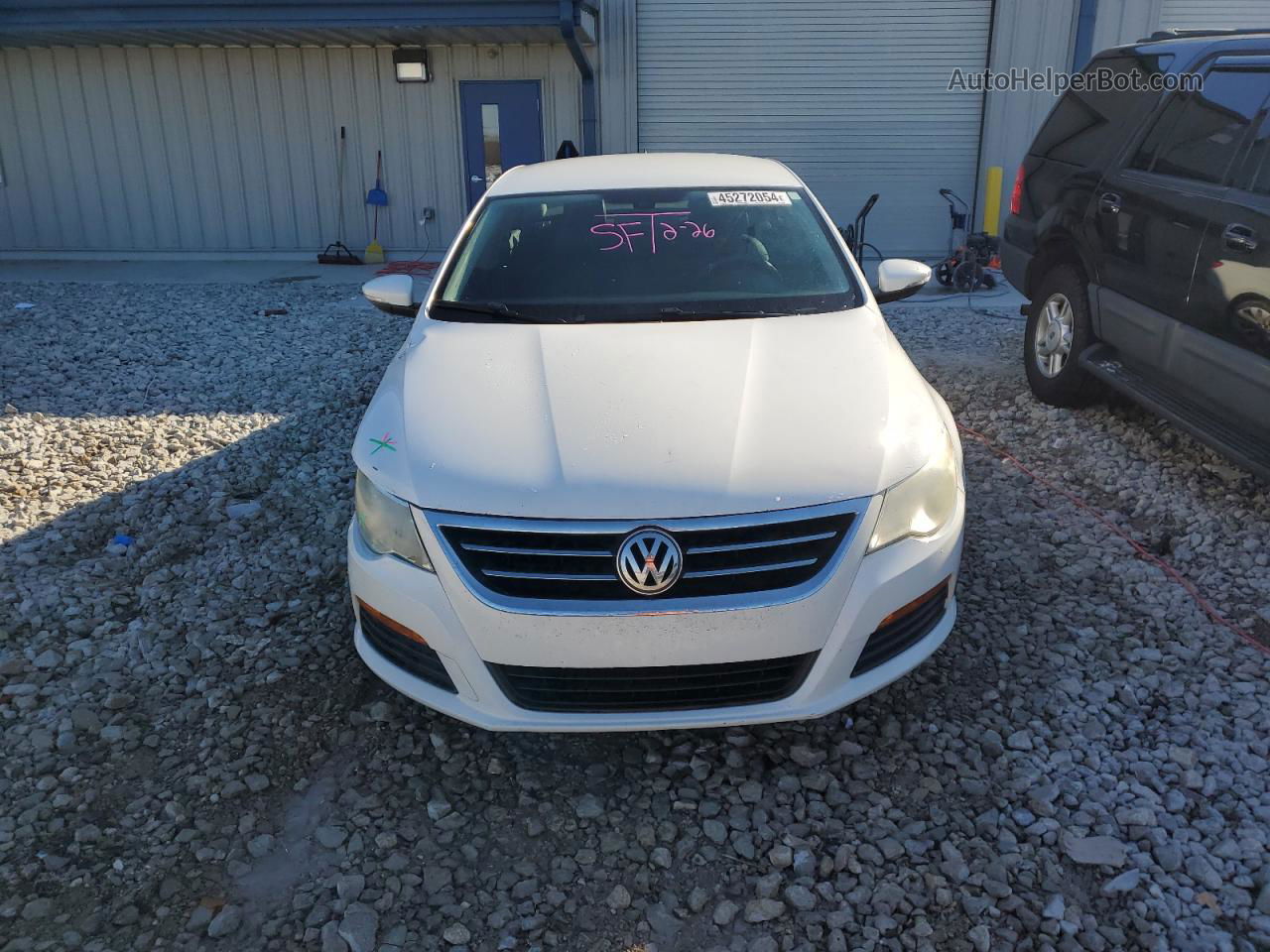 2012 Volkswagen Cc Sport White vin: WVWMN7AN2CE515336