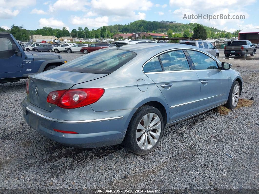 2012 Volkswagen Cc Sport Light Blue vin: WVWMN7AN2CE523324