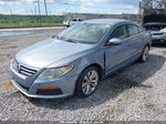 2012 Volkswagen Cc Sport Light Blue vin: WVWMN7AN2CE523324