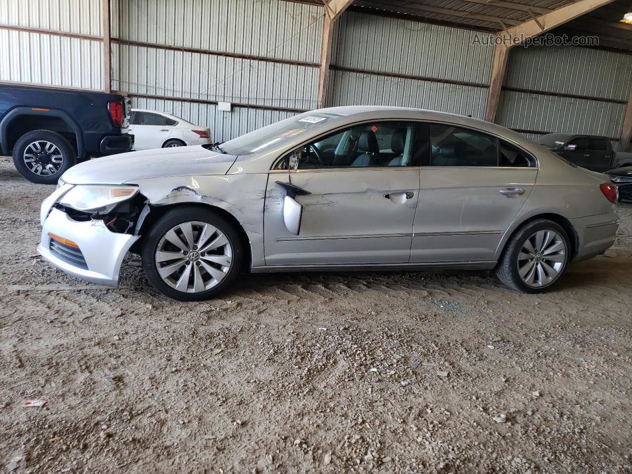 2012 Volkswagen Cc Sport Silver vin: WVWMN7AN2CE546361