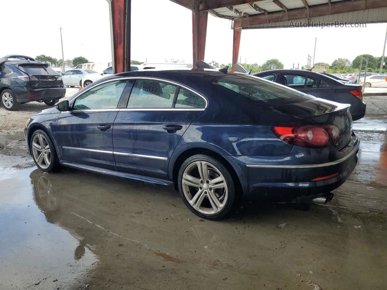 2012 Volkswagen Cc Sport Blue vin: WVWMN7AN3CE508881