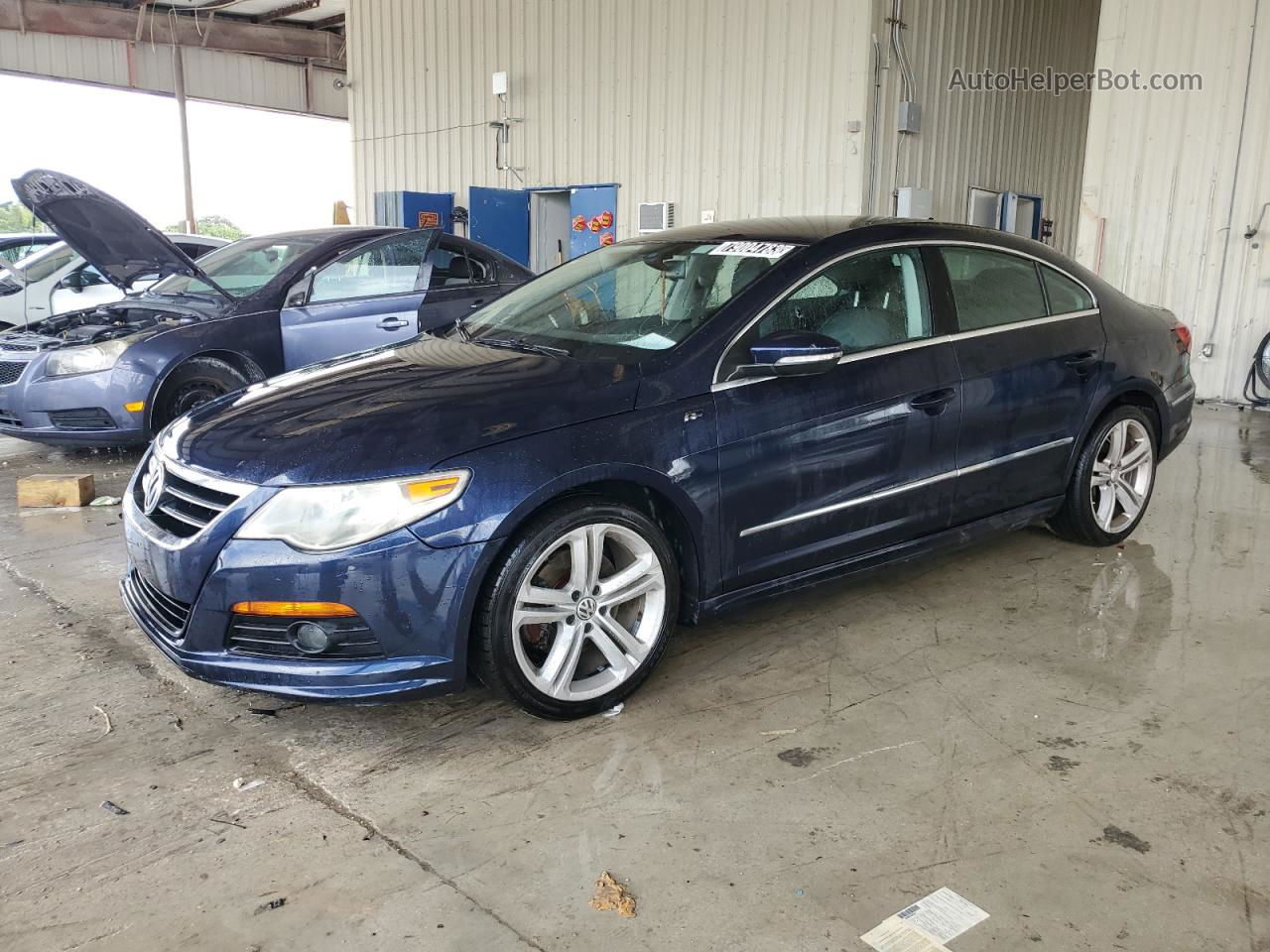 2012 Volkswagen Cc Sport Синий vin: WVWMN7AN3CE508881