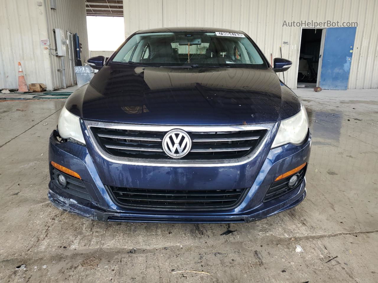 2012 Volkswagen Cc Sport Blue vin: WVWMN7AN3CE508881