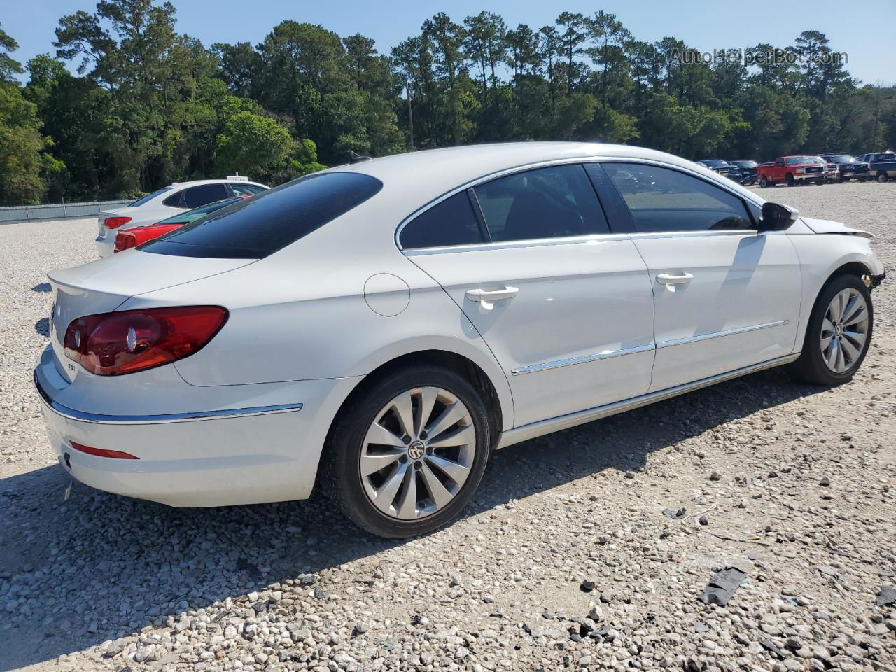 2012 Volkswagen Cc Sport White vin: WVWMN7AN3CE511778