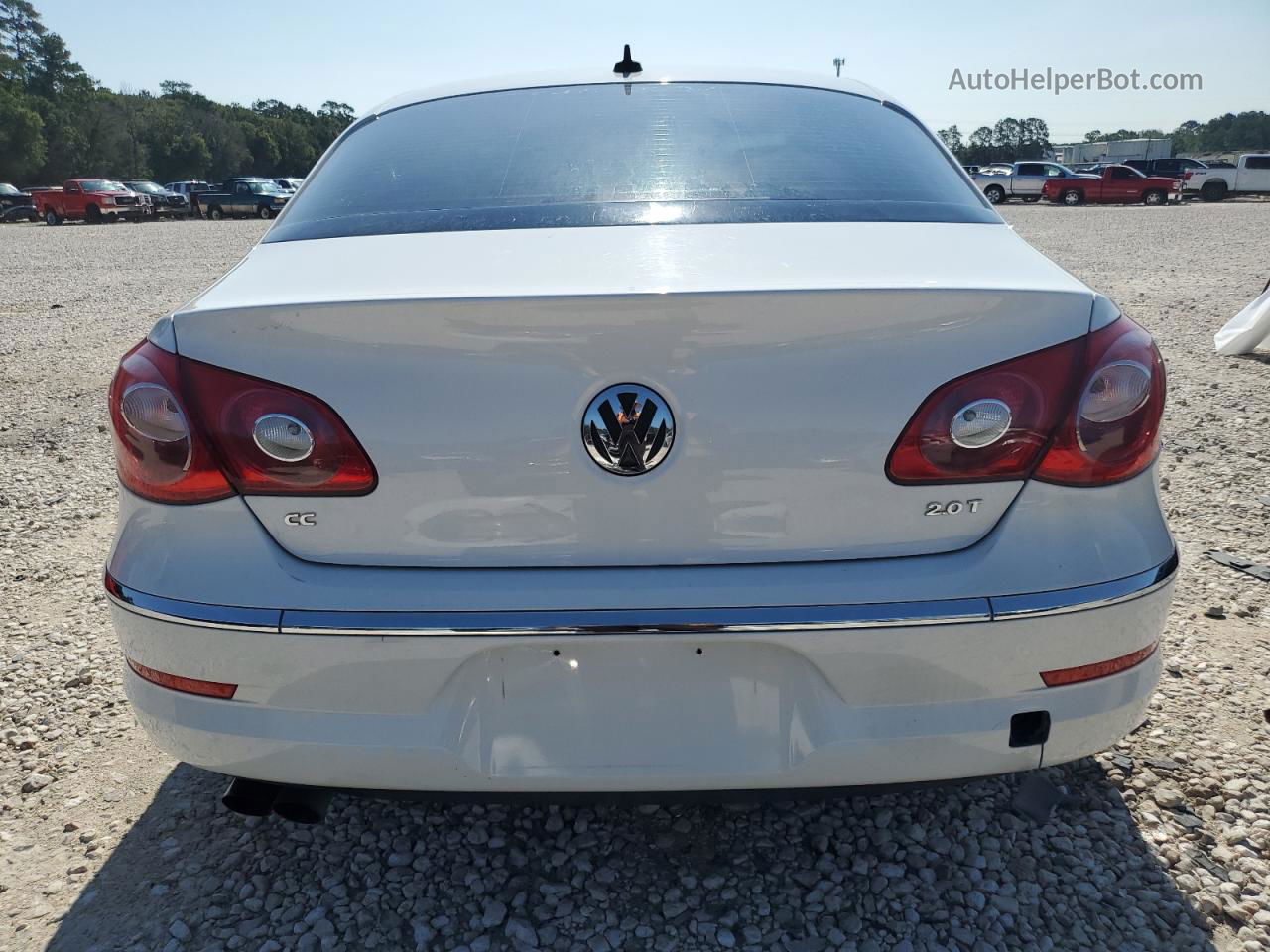 2012 Volkswagen Cc Sport White vin: WVWMN7AN3CE511778