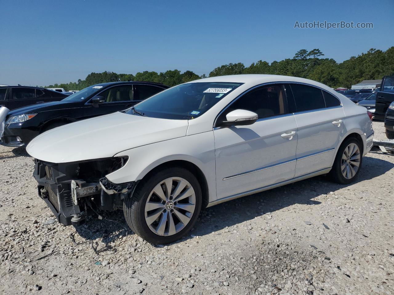 2012 Volkswagen Cc Sport White vin: WVWMN7AN3CE511778