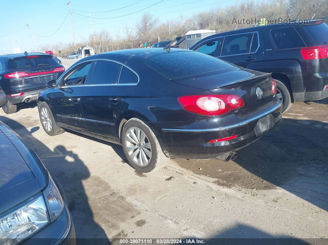 2012 Volkswagen Cc Sport Black vin: WVWMN7AN3CE533442