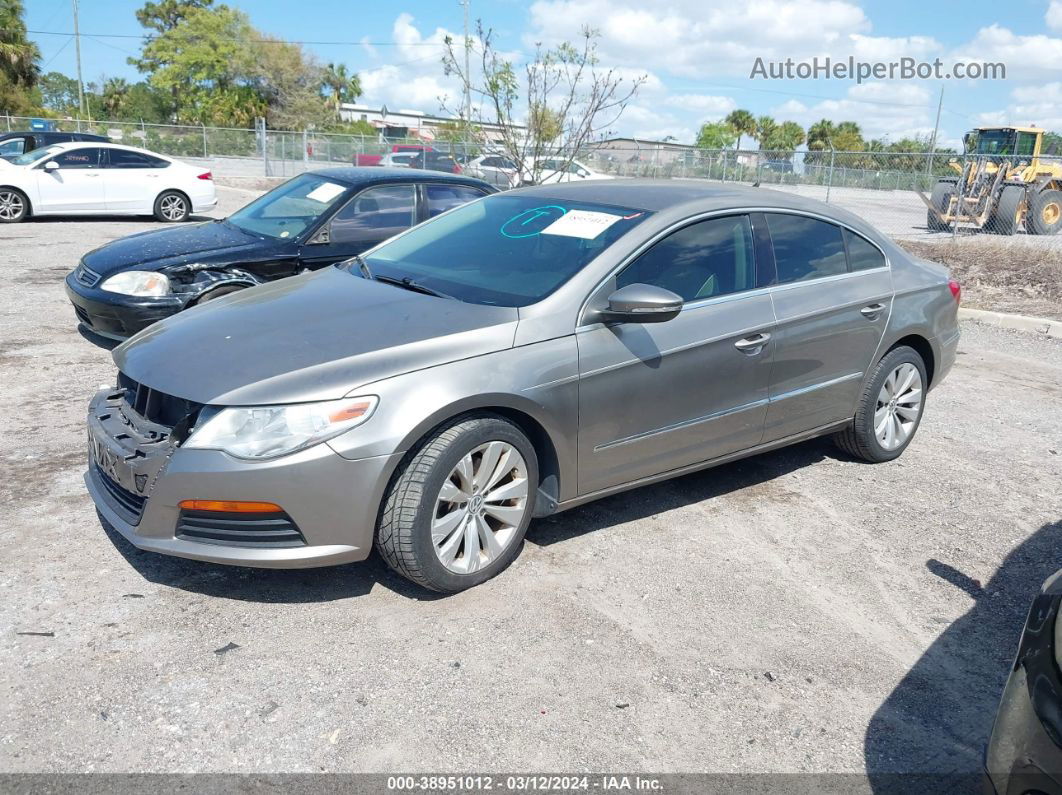 2012 Volkswagen Cc Sport Gray vin: WVWMN7AN4CE538956