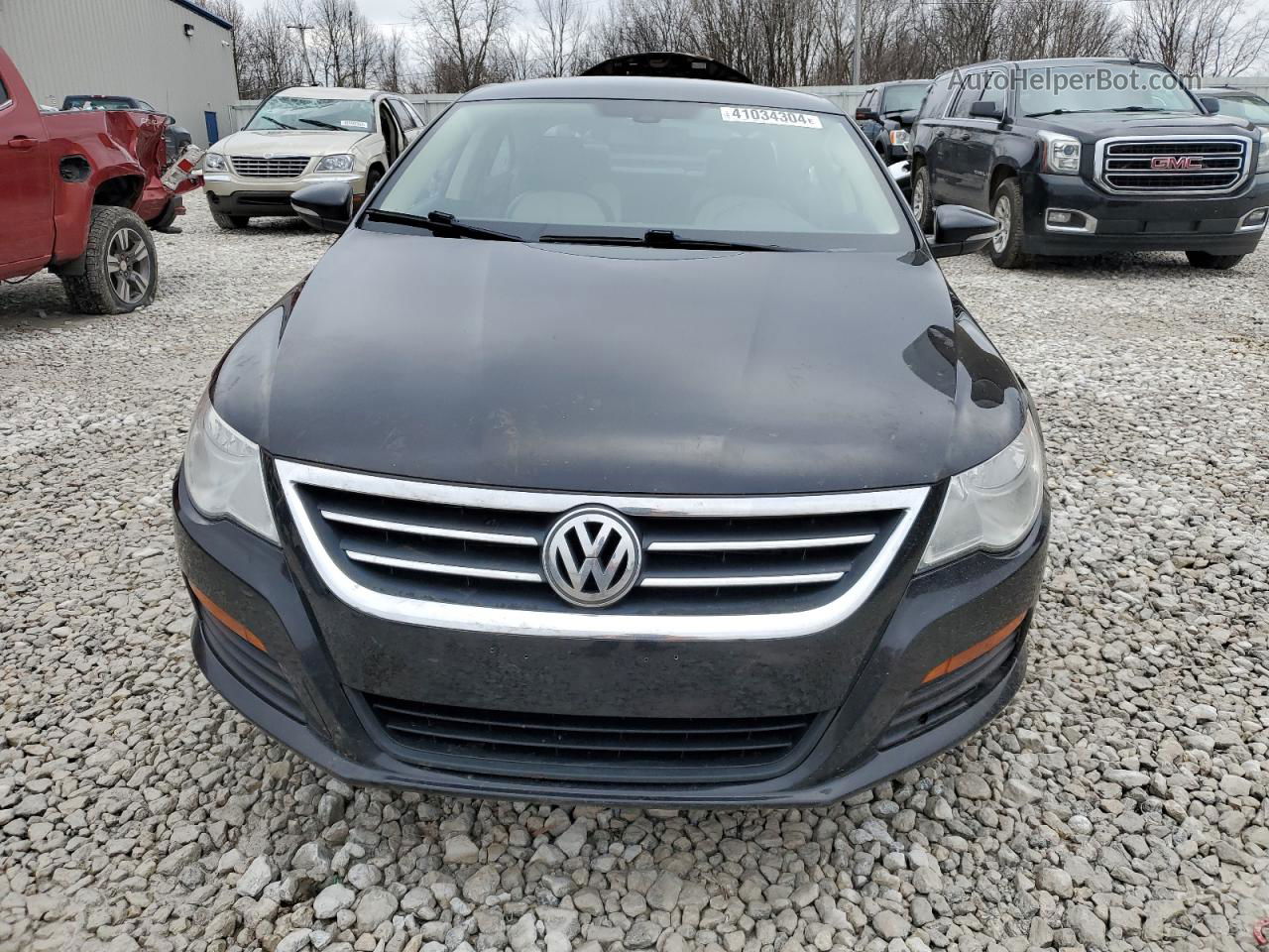 2012 Volkswagen Cc Sport Black vin: WVWMN7AN4CE550508