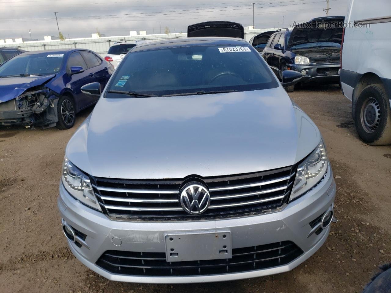 2016 Volkswagen Cc R-line Silver vin: WVWMN7AN4GE514307