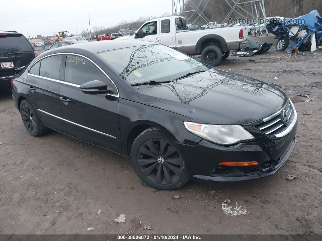 2012 Volkswagen Cc Sport Black vin: WVWMN7AN5CE511667