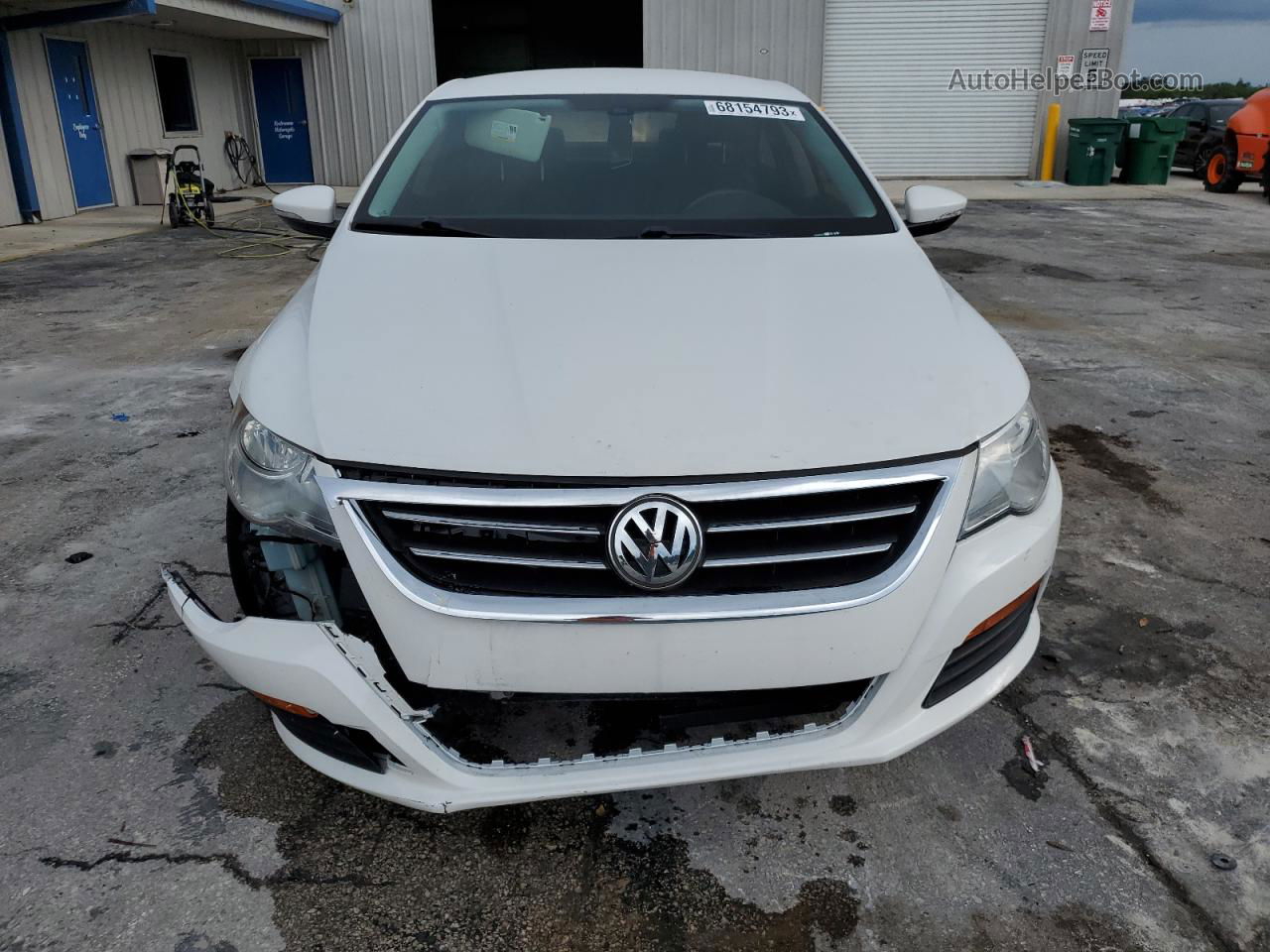 2012 Volkswagen Cc Sport White vin: WVWMN7AN5CE516383