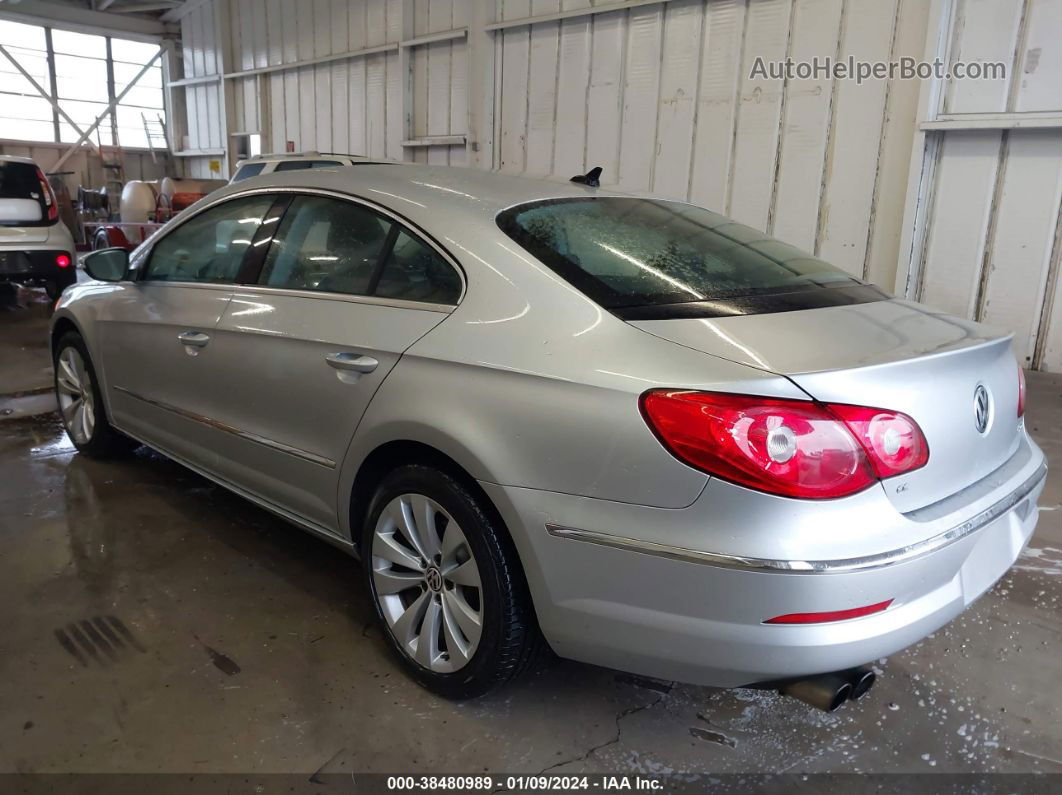 2012 Volkswagen Cc Sport Silver vin: WVWMN7AN6CE503951