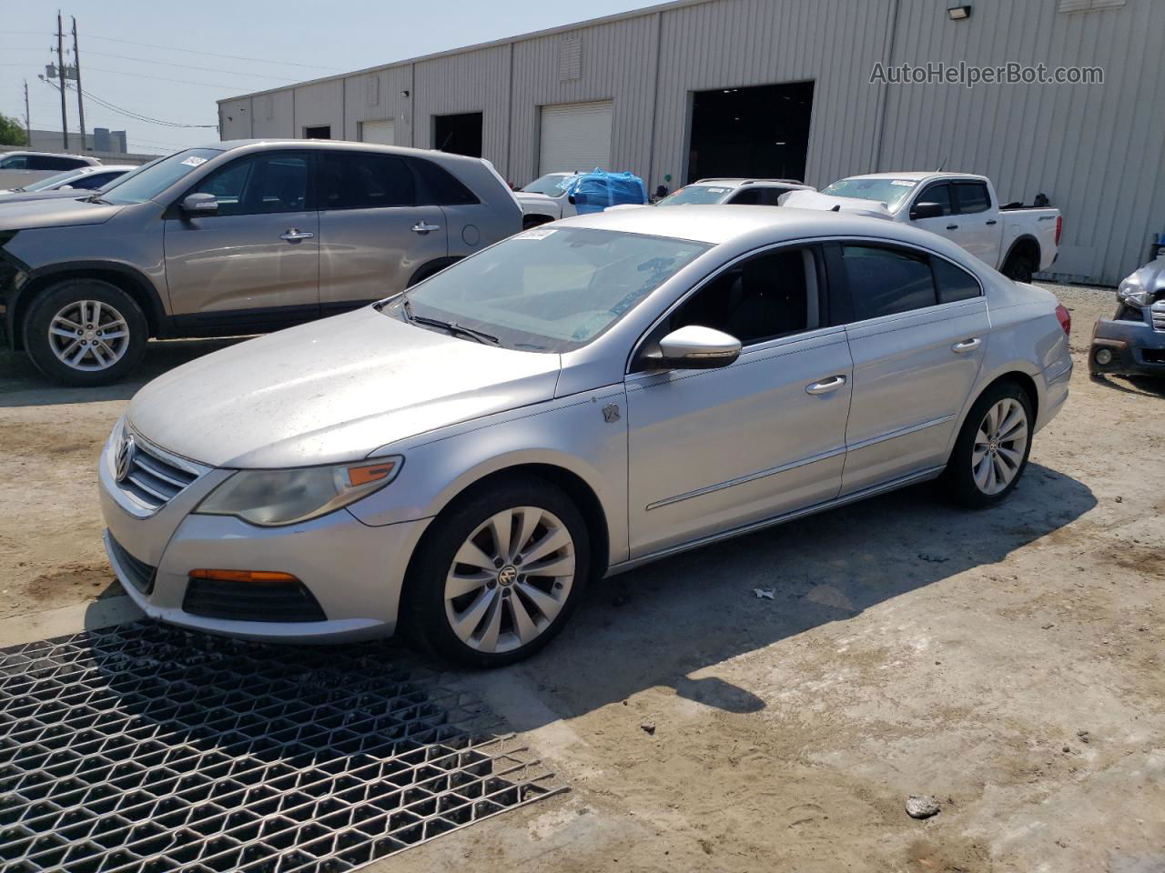 2012 Volkswagen Cc Sport Silver vin: WVWMN7AN6CE520345