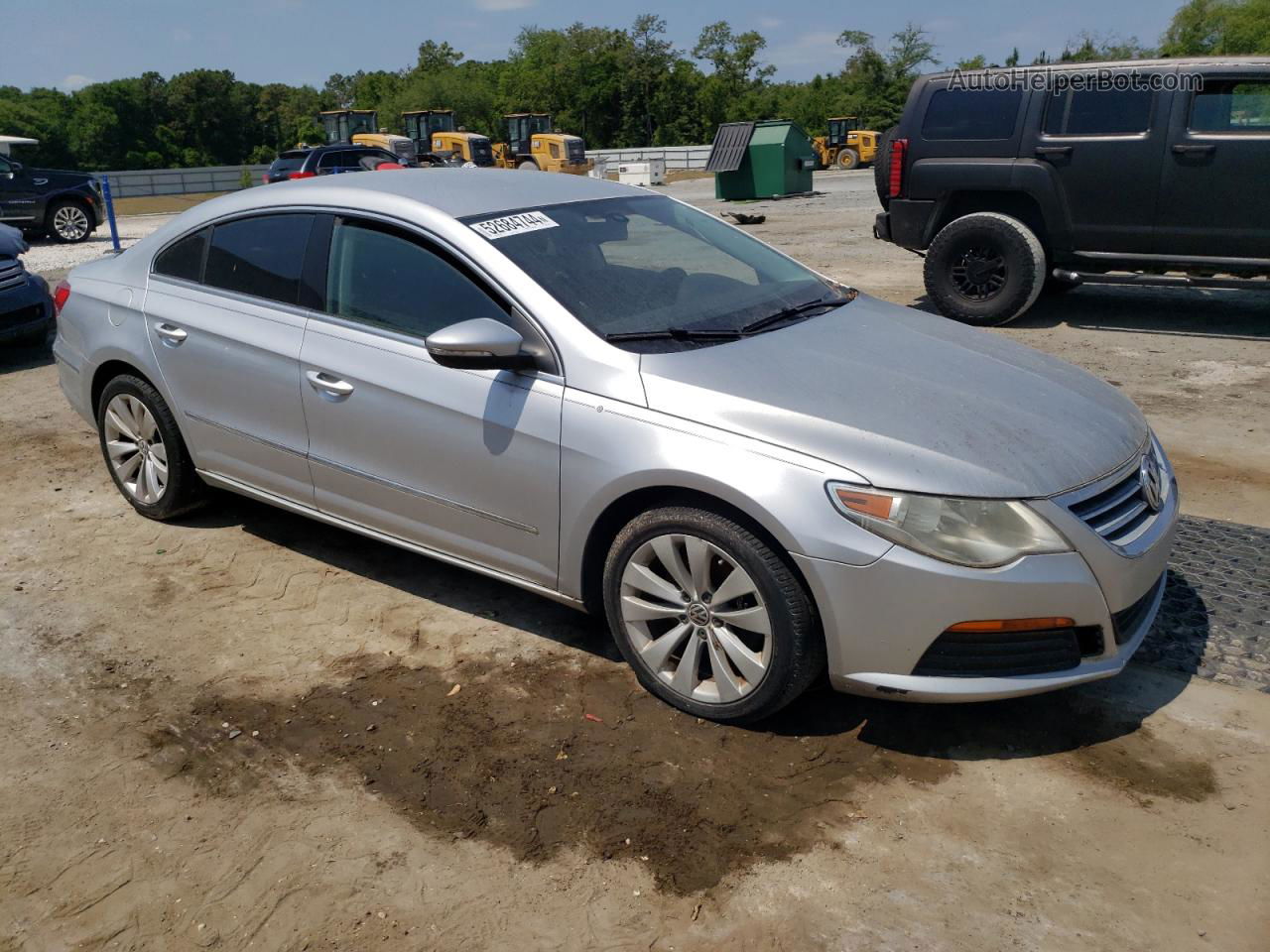 2012 Volkswagen Cc Sport Silver vin: WVWMN7AN6CE520345