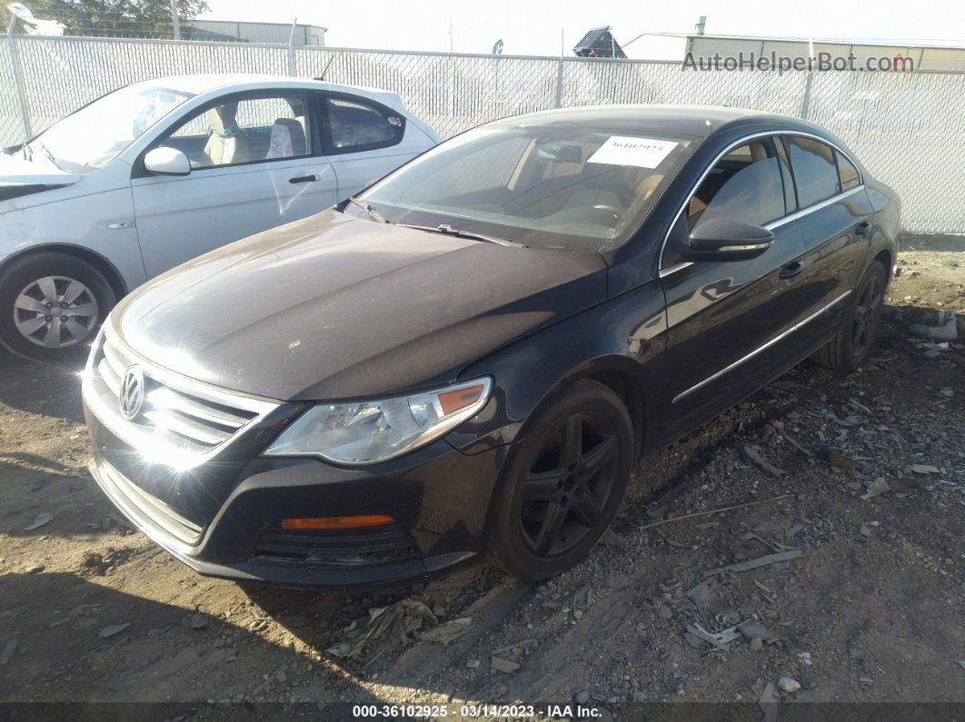 2012 Volkswagen Cc Sport Black vin: WVWMN7AN7CE506048