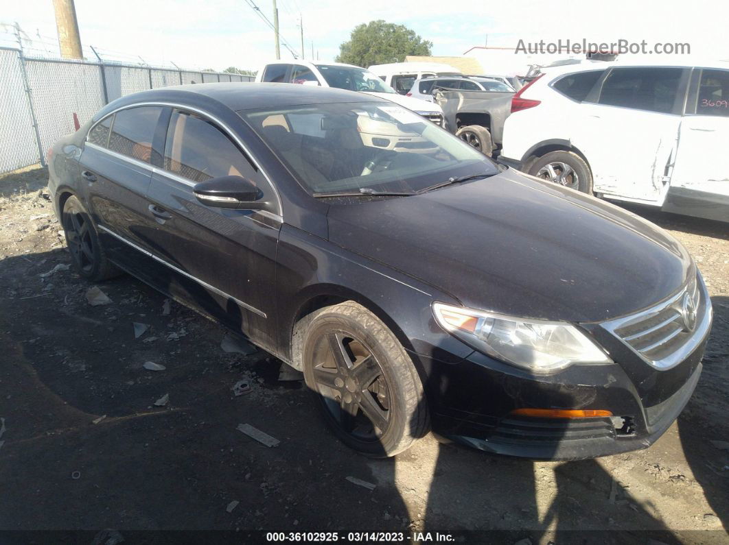 2012 Volkswagen Cc Sport Black vin: WVWMN7AN7CE506048