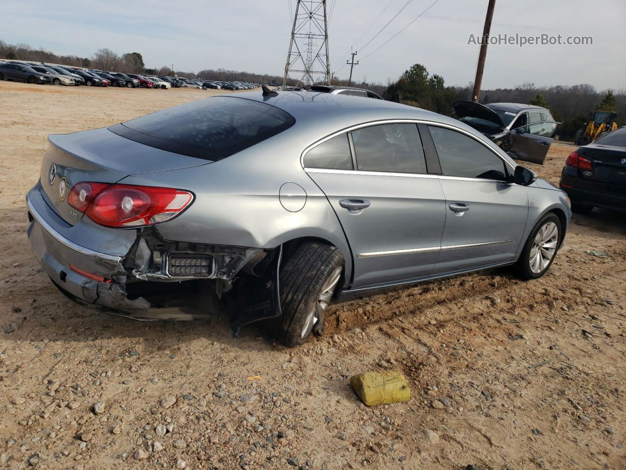 2012 Volkswagen Cc Sport Blue vin: WVWMN7AN7CE541088