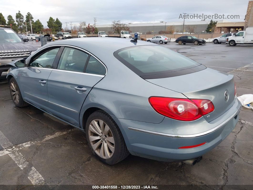 2012 Volkswagen Cc Sport Light Blue vin: WVWMN7AN7CE544637