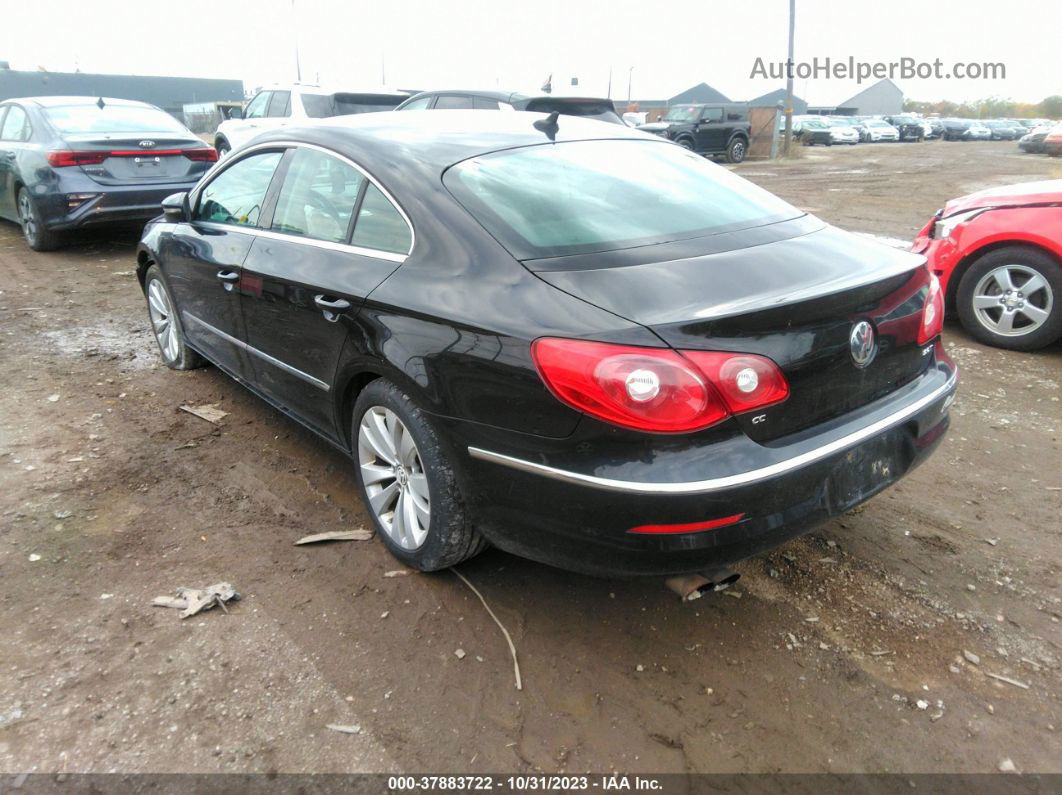 2012 Volkswagen Cc Sport Black vin: WVWMN7AN8CE505300