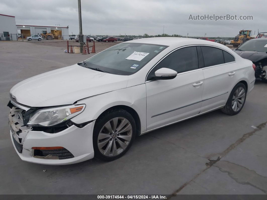 2012 Volkswagen Cc Sport White vin: WVWMN7AN8CE518774