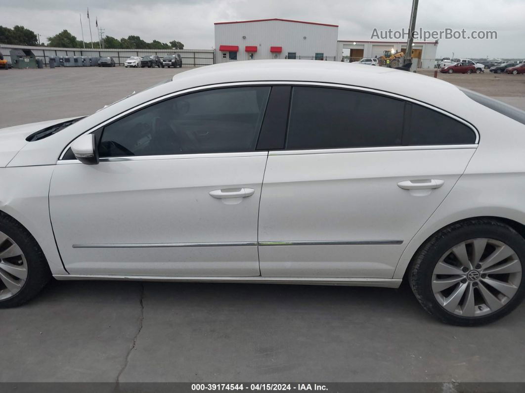 2012 Volkswagen Cc Sport White vin: WVWMN7AN8CE518774