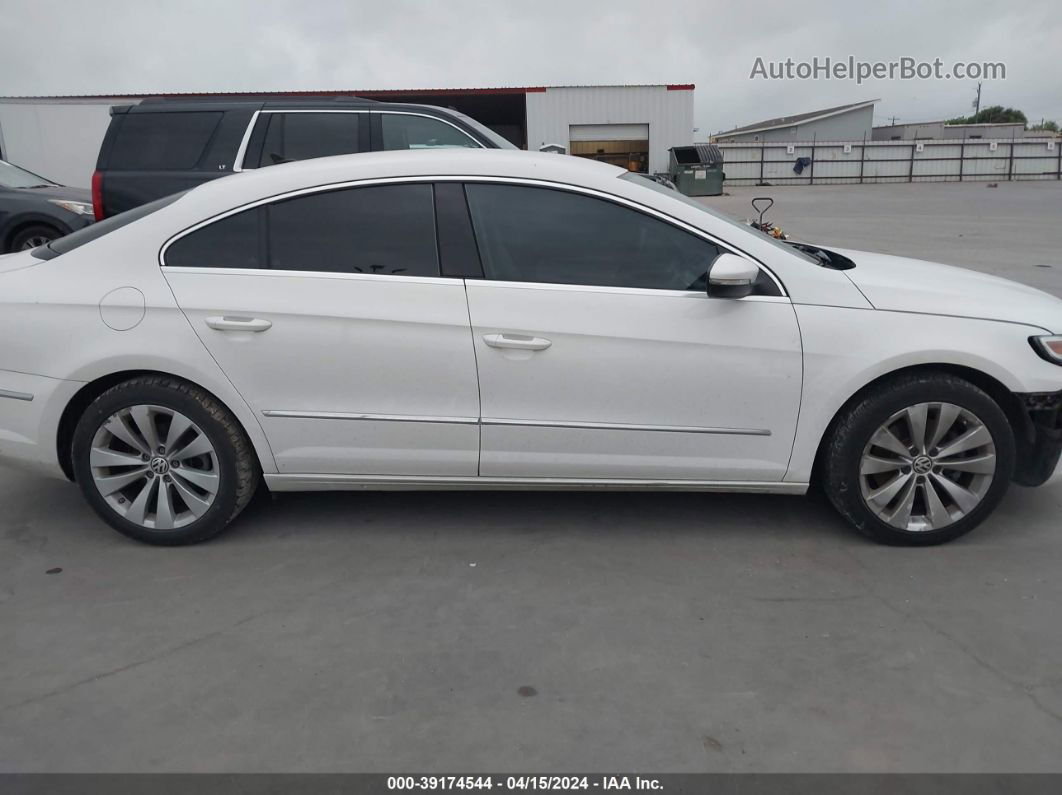 2012 Volkswagen Cc Sport White vin: WVWMN7AN8CE518774