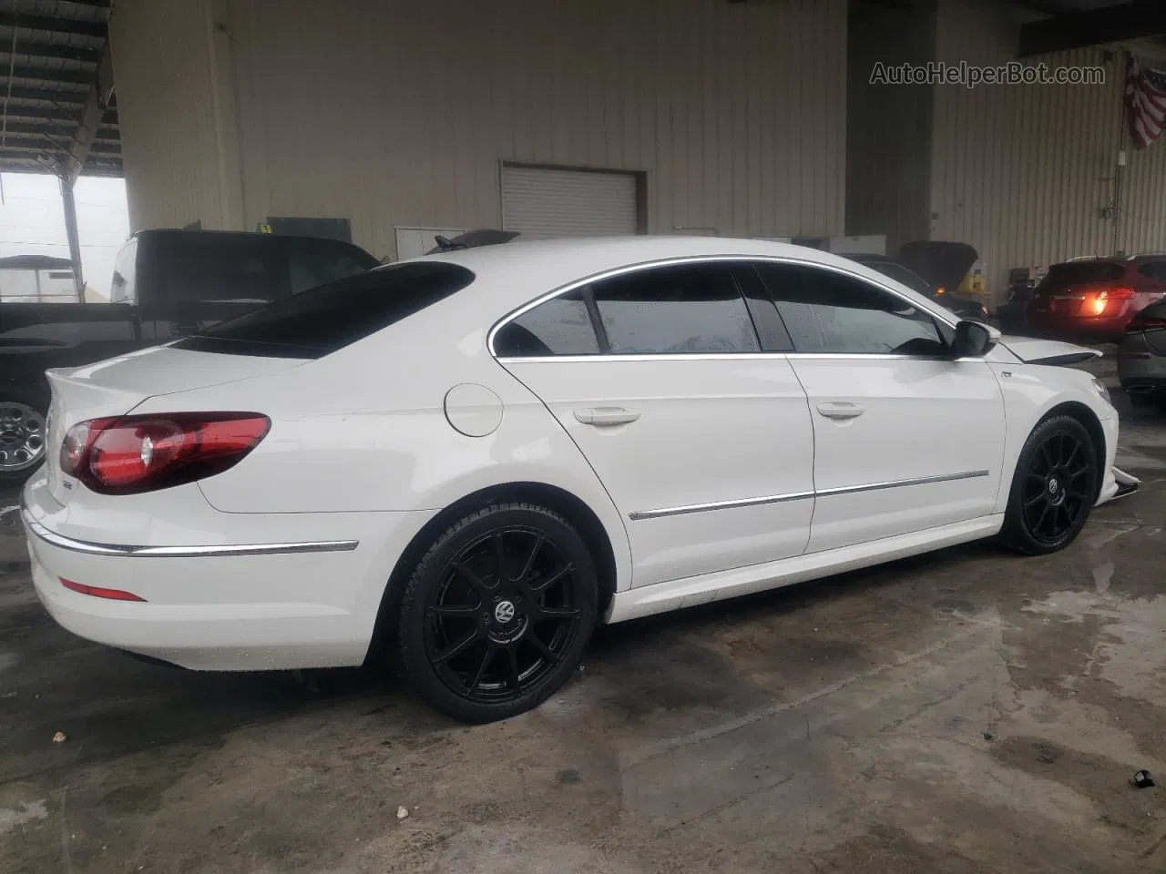 2012 Volkswagen Cc Sport White vin: WVWMN7AN9CE500588