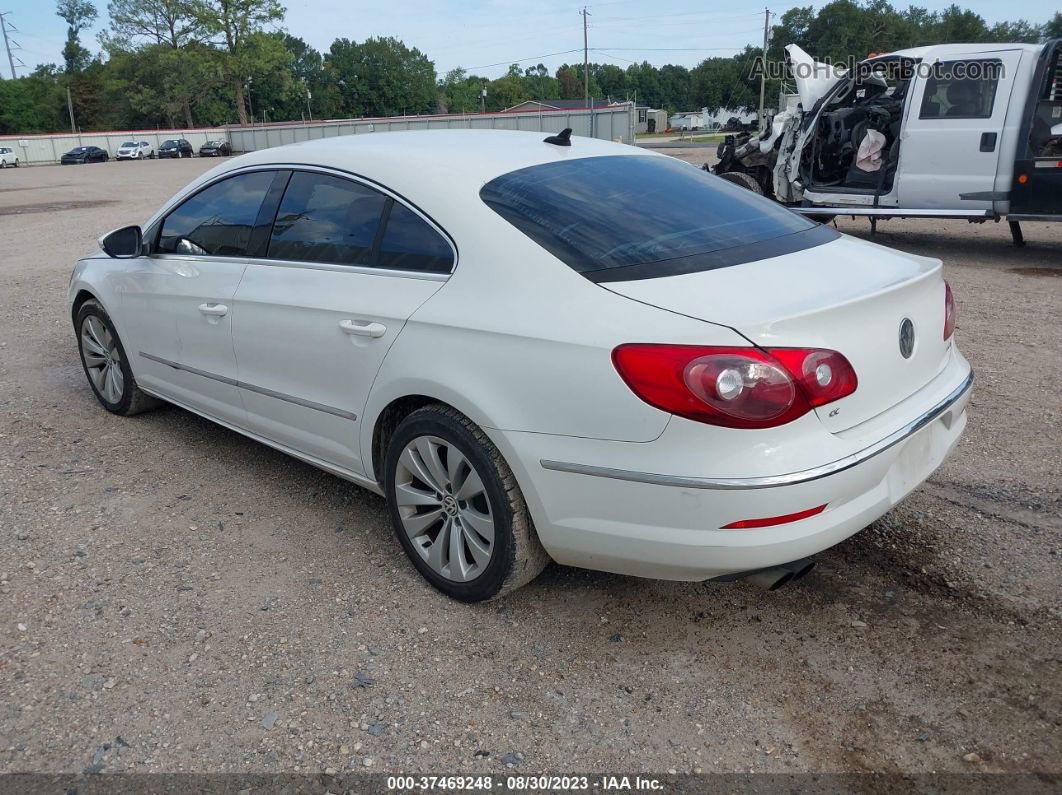 2012 Volkswagen Cc Sport White vin: WVWMN7AN9CE502843