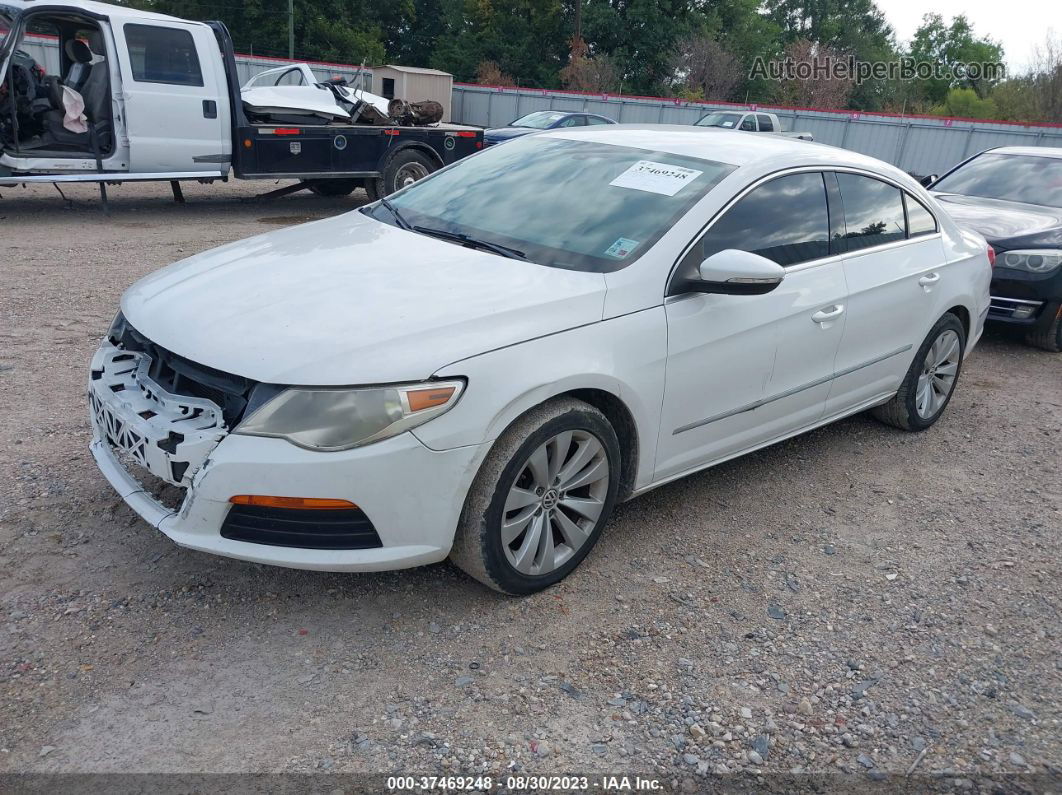 2012 Volkswagen Cc Sport White vin: WVWMN7AN9CE502843