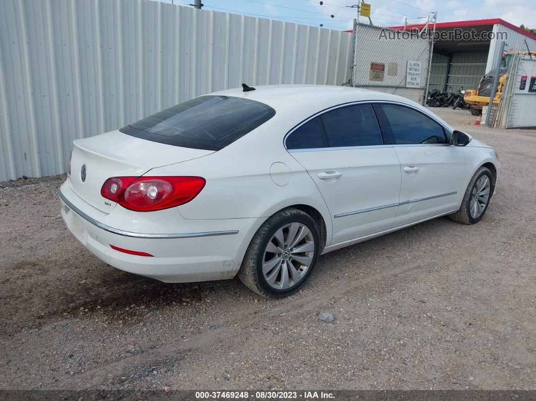 2012 Volkswagen Cc Sport White vin: WVWMN7AN9CE502843