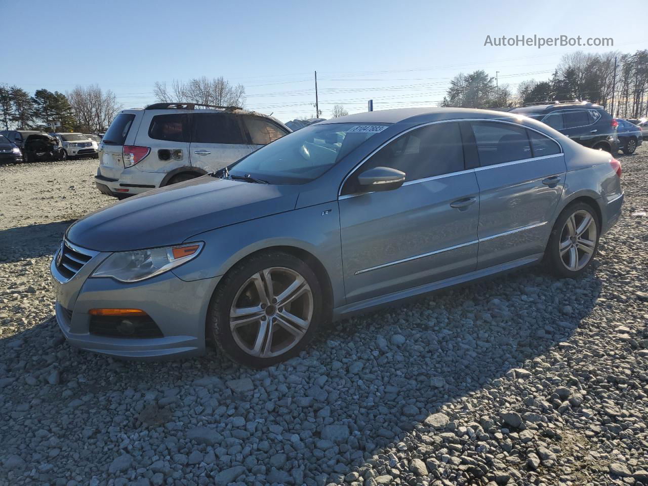 2012 Volkswagen Cc Sport Blue vin: WVWMN7AN9CE513177