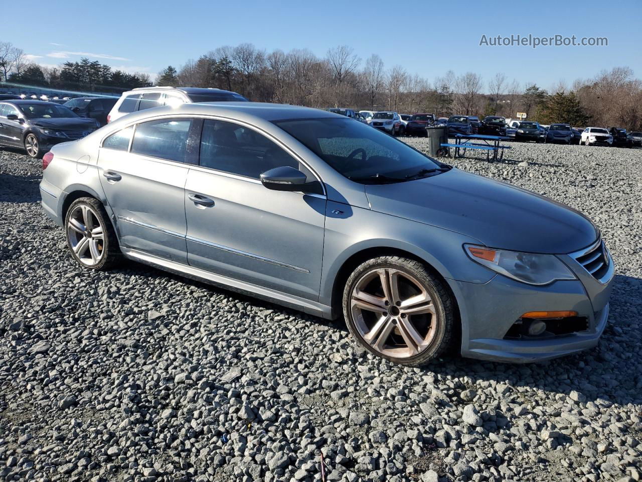 2012 Volkswagen Cc Sport Blue vin: WVWMN7AN9CE513177