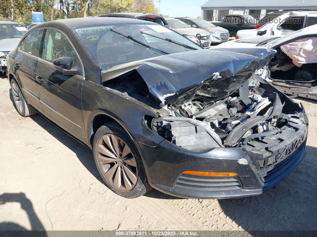 2012 Volkswagen Cc Sport Black vin: WVWMN7AN9CE538399