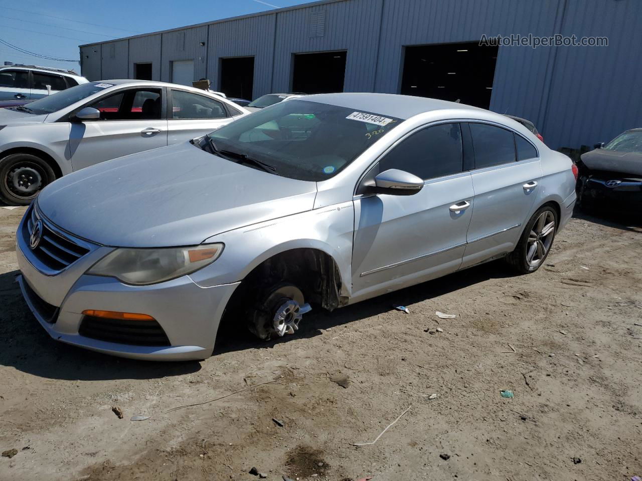 2012 Volkswagen Cc Sport Silver vin: WVWMN7AN9CE551363