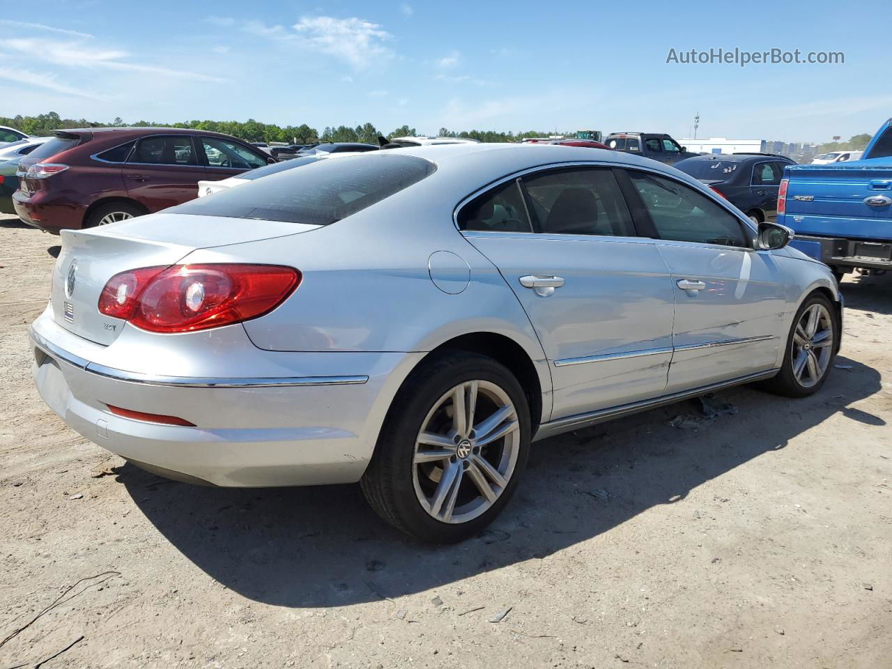 2012 Volkswagen Cc Sport Silver vin: WVWMN7AN9CE551363