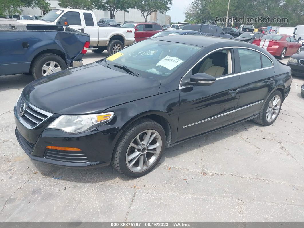 2012 Volkswagen Cc Sport Black vin: WVWMN7ANXCE502690