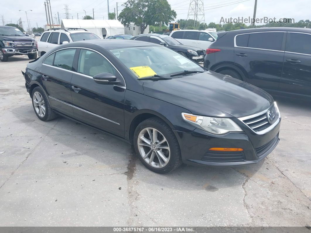 2012 Volkswagen Cc Sport Black vin: WVWMN7ANXCE502690