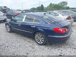 2012 Volkswagen Cc Sport Blue vin: WVWMN7ANXCE510434