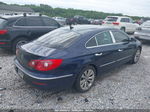 2012 Volkswagen Cc Sport Blue vin: WVWMN7ANXCE510434