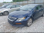 2012 Volkswagen Cc Sport Blue vin: WVWMN7ANXCE510434