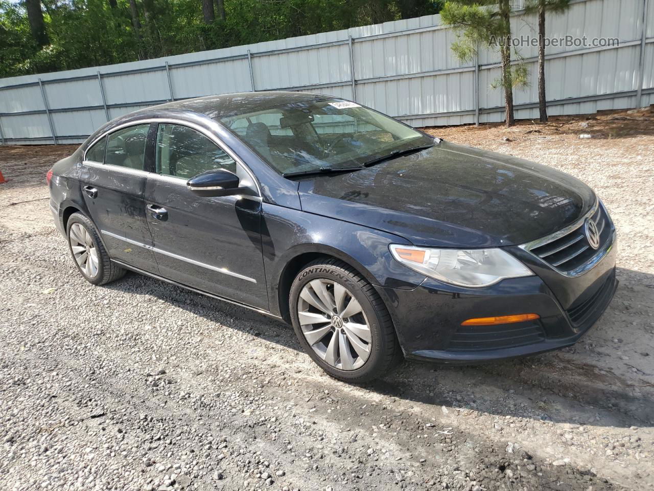 2012 Volkswagen Cc Sport Black vin: WVWMN7ANXCE513415