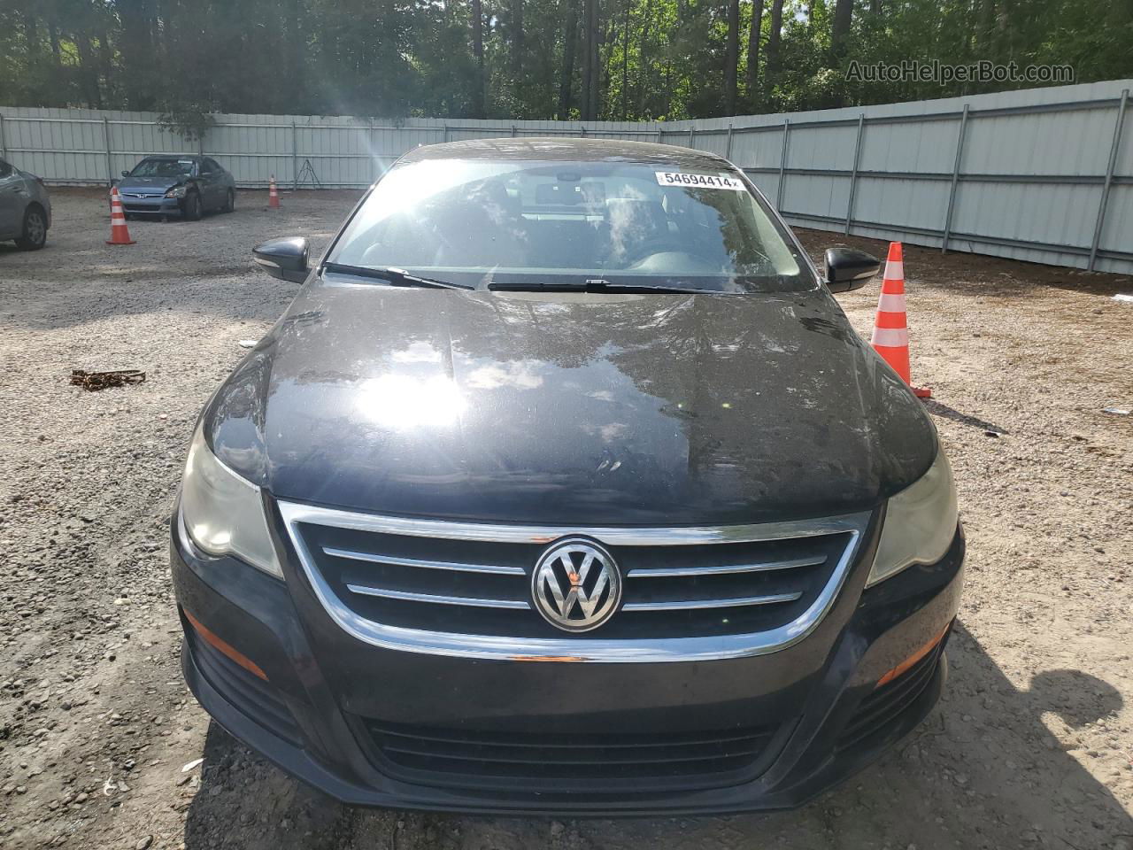 2012 Volkswagen Cc Sport Black vin: WVWMN7ANXCE513415