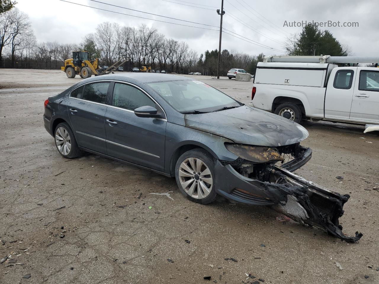 2012 Volkswagen Cc Sport Gray vin: WVWMN7ANXCE535401